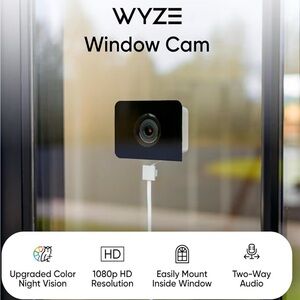 Wyze Window Cam with Color Night Vision and Reduced Glare